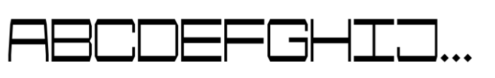 Pressato Extended Font UPPERCASE