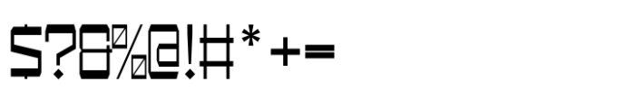 Pressato Regular Font OTHER CHARS