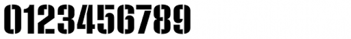 Pressio Stencil No. 44 Bold Condensed Font OTHER CHARS