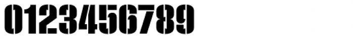 Pressio Stencil No. 45 Black Condensed Font OTHER CHARS