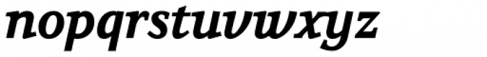 Pressroom Bold Italic Font LOWERCASE