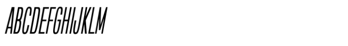 Presta Thin Italic Font UPPERCASE