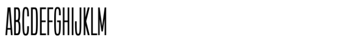 Presta Thin Font UPPERCASE