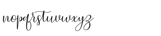 Prestiquen Script Regular Font LOWERCASE