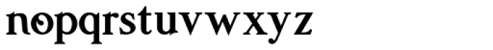 Prestissimo Classy Serif Bold Font LOWERCASE