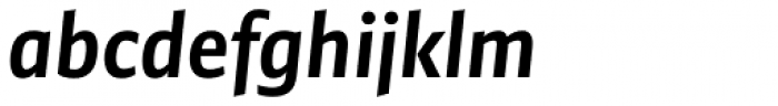 Preto Sans Bold Italic Font LOWERCASE