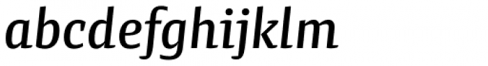 Preto Semi Medium Italic Font LOWERCASE