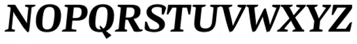 Preto Serif Bold Italic Font UPPERCASE