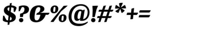 Preto Serif OT Std Black Italic Font OTHER CHARS