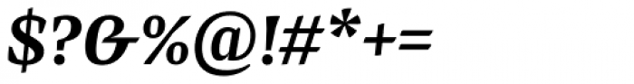 Preto Serif OT Std Bold Italic Font OTHER CHARS