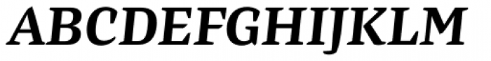 Preto Serif OT Std Bold Italic Font UPPERCASE