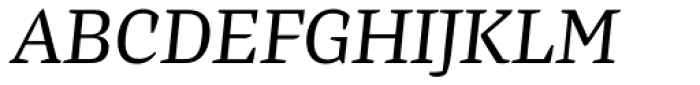 Preto Serif OT Std Italic Font UPPERCASE