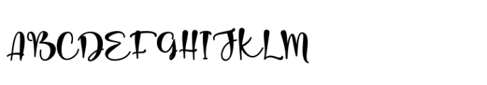 Pretty Butterfly Regular Font UPPERCASE
