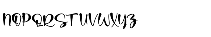 Pretty Butterfly Regular Font UPPERCASE