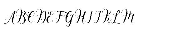 Pretty Collins Font UPPERCASE