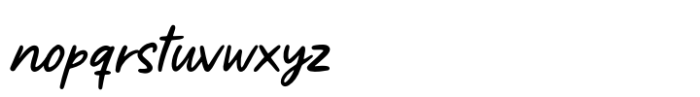 Pretty Letters Font LOWERCASE