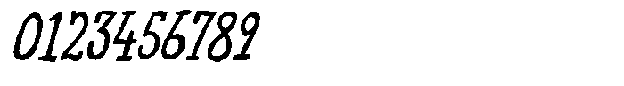 Pretty Sight Italic Font OTHER CHARS