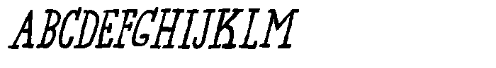 Pretty Sight Italic Font UPPERCASE