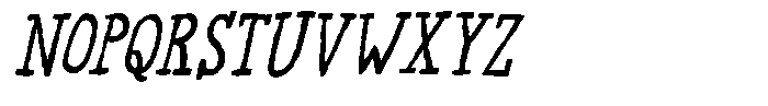 Pretty Sight Italic Font UPPERCASE