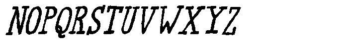 Pretty Sight Italic Font LOWERCASE