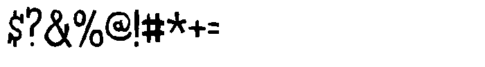 Pretty Sight Regular Font OTHER CHARS