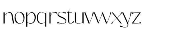Prettywise Extra Light Font LOWERCASE