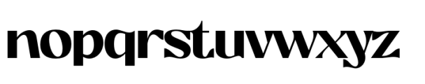 Prettywise Heavy Font LOWERCASE