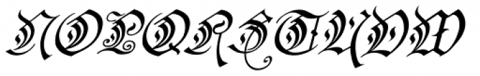 Preussen Pro Italic Font UPPERCASE