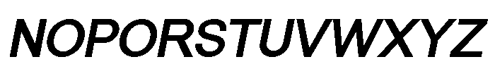 Prevalent Sans Pro Extra Bold Italic Font UPPERCASE
