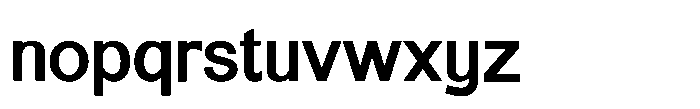 Prevalent Sans Pro Extra Bold Font LOWERCASE