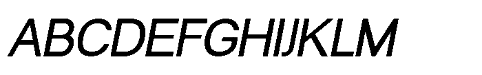 Prevalent Sans Pro Italic Font UPPERCASE