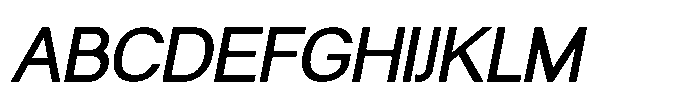 Prevalent Sans Pro Medium Italic Font UPPERCASE