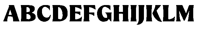 Preztik Black Font UPPERCASE
