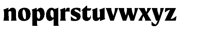 Preztik Black Font LOWERCASE