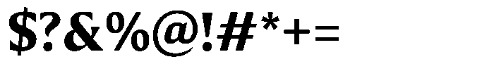 Preztik Bold Font OTHER CHARS