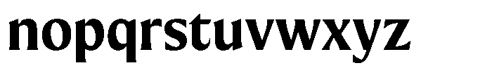 Preztik Bold Font LOWERCASE