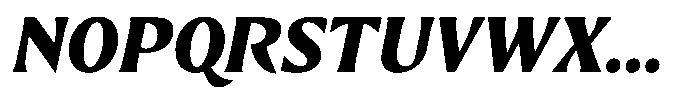 Preztik Extra Bold Italic Font UPPERCASE