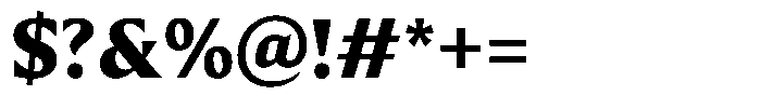 Preztik Extra Bold Font OTHER CHARS