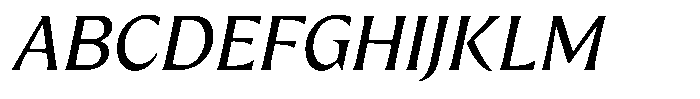 Preztik Italic Font UPPERCASE