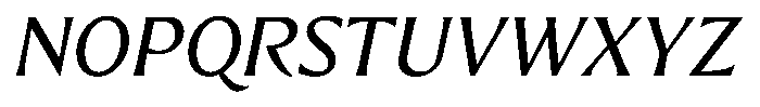 Preztik Italic Font UPPERCASE