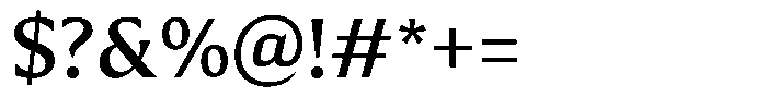 Preztik Medium Font OTHER CHARS