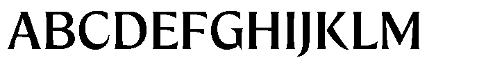 Preztik Medium Font UPPERCASE