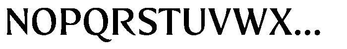 Preztik Medium Font UPPERCASE