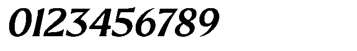 Preztik Semi Bold Italic Font OTHER CHARS