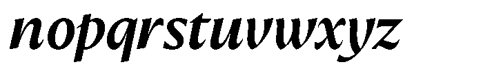 Preztik Semi Bold Italic Font LOWERCASE