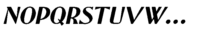 Price Card Nouveau JNL Oblique Regular Font LOWERCASE