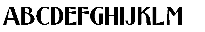 Price Card Nouveau JNL Regular Font UPPERCASE