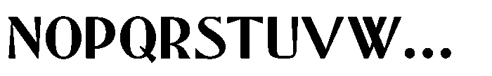 Price Card Nouveau JNL Regular Font UPPERCASE