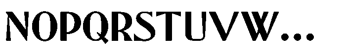 Price Card Nouveau JNL Regular Font LOWERCASE
