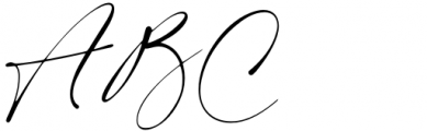 Pride Signature Regular Font UPPERCASE